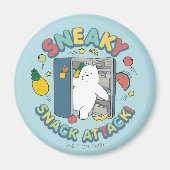 Eisbär - Sneaky Snack Attack! Magnet (Vorne)