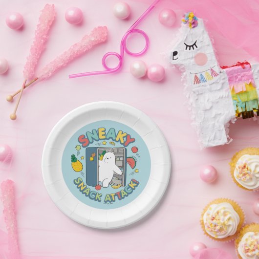 Eisbär - Sneaky Snack Attack! Pappteller (Party)