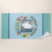 Eisbär - Sneaky Snack Attack! Strandtuch (Vorderseite)