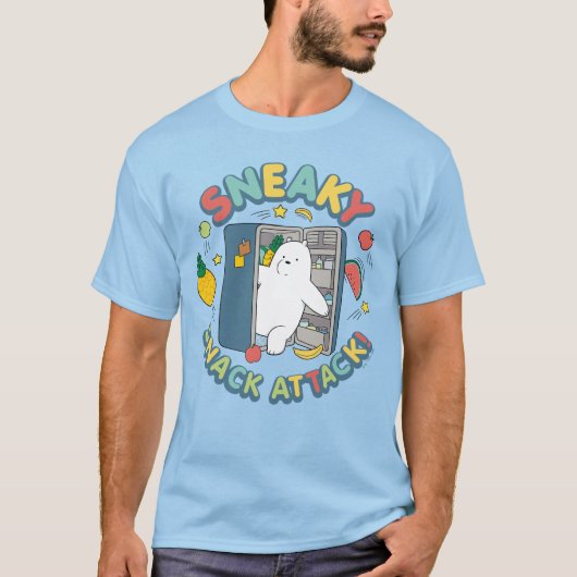 Eisbär - Sneaky Snack Attack! T-Shirt (Vorderseite)