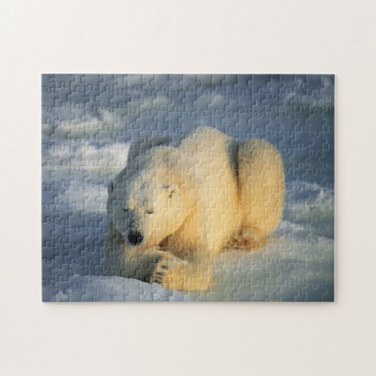 Eisbär Sonnenbäder, Puzzle (Horizontal)