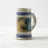 Eisbär Stein Bierglas (VorderseiteRechts)