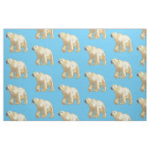 Eisbär Stoff (Fat Quarter (45,7 x 55,9 cm))
