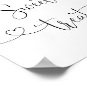 Eisbär Süßes Leckereien-Poster Poster (Ecke)