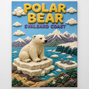 Eisbär Svalbard-Küste Modern KlayKoo Postkarte