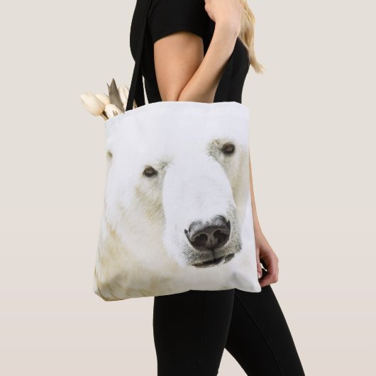 Eisbär Tasche (Von Nahem)