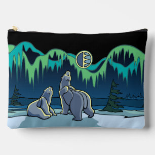 Eisbär-Taschen Stammesbär-Gesichttasche Zubehörtasche