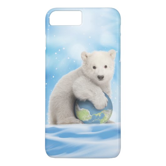 Eisbär-Telefon-Kasten Case-Mate iPhone Hülle (Rückseite)