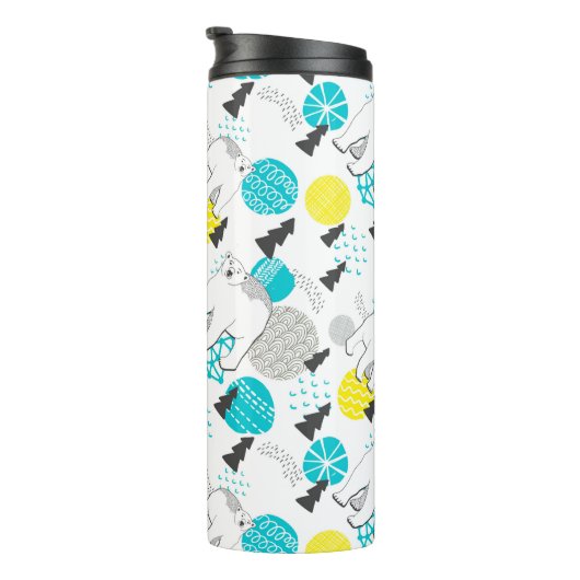 Eisbär Thermosbecher (Nach rechts gedreht)