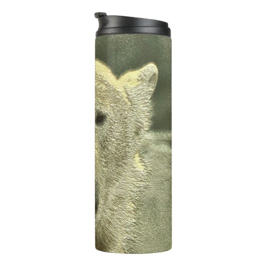 Eisbär Thermosbecher (Nach rechts gedreht)