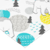 Eisbär Tischdecke (Schrägansicht)