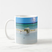 Eisbär trifft Jack Russell, Kaffeetasse (Links)