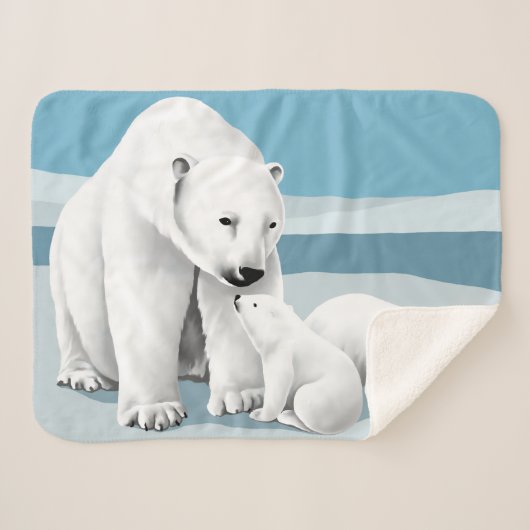 Eisbär und CUB Sherpadecke (Vorderseite (Horizontal))