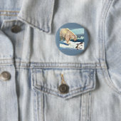 Eisbär und Pinguin der 40er Jahre Button (Beispiel)