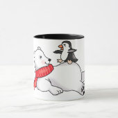 Eisbär und Pinguin Tasse (Zentrum)