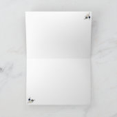 Eisbär und Winterbeeren Feiertagskarte (Innenseite)