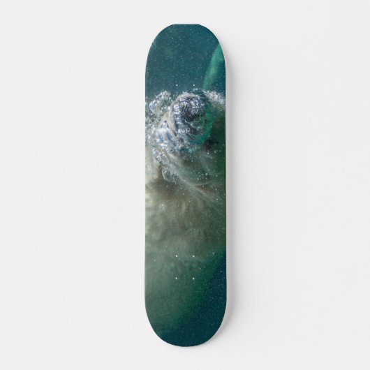 Eisbär unter Wasser Skateboard (Vorne)