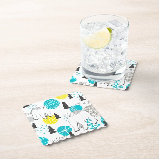 Eisbär Untersetzer (Vor Ort)