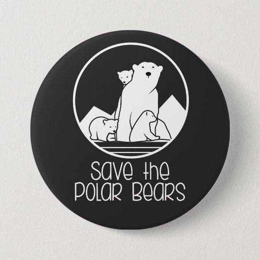 Eisbär Unterstützer Button (Vorderseite)