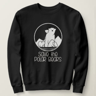Eisbär-Unterstützungspullover Sweatshirt