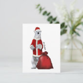 Eisbär - Urlaubskarte Feiertagskarte (Stehend Vorderseite)