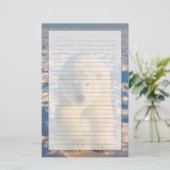 Eisbär, Ursus maritimus, Eisbär Briefpapier (Stehend Vorderseite)