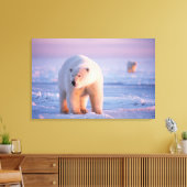Eisbär, Ursus maritimus Leinwanddruck (Insitu (Wohnzimmer))