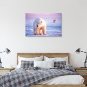 Eisbär, Ursus maritimus Leinwanddruck (Insitu (Schlafzimmer))
