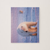 Eisbär, Ursus maritimus Puzzle (Vertikal)