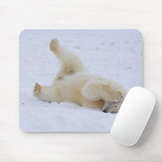 Eisbär, Ursus maritimus, würzig Mousepad (Mit Mouse)
