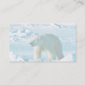 Eisbär Visitenkarte (Rückseite)