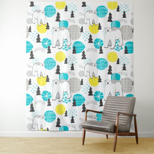 Eisbär Wandteppich (Beispiel)