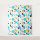 Eisbär Wandteppich (Vorderseite)