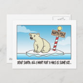 Eisbär Weihnachten (Vorne/Hinten)