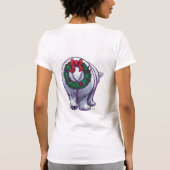 Eisbär-Weihnachten T-Shirt (Rückseite)