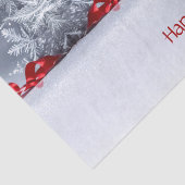 Eisbär-Weihnachts-Feiertags-Tissue-Papier Seidenpapier (Detail)