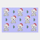Eisbär Weihnachtsbären Weihnachtsbären Geschenkpapier Set (Vorderseite 3)