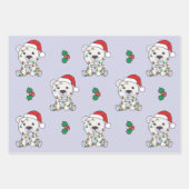 Eisbär Weihnachtsbären Weihnachtsbären Geschenkpapier Set (Vorderseite)