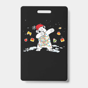 Eisbär Weihnachtsbeleuchtung Bärenliebhaber Ausweis