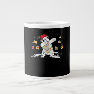 Eisbär Weihnachtsbeleuchtung Bärenliebhaber Jumbo-Tasse