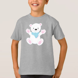 Eisbär, Weißbär, Niedlicher Bär, Bär mit Karpfen T-Shirt