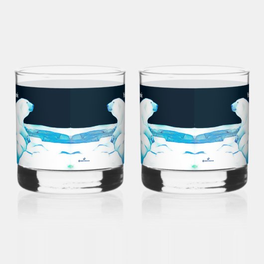 Eisbär Whiskyglas (Rechts)