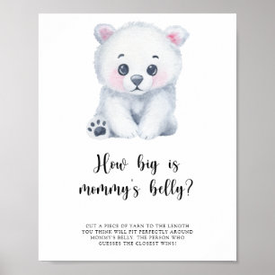 Eisbär - Wie groß ist Mamas Bauch Spiel Poster