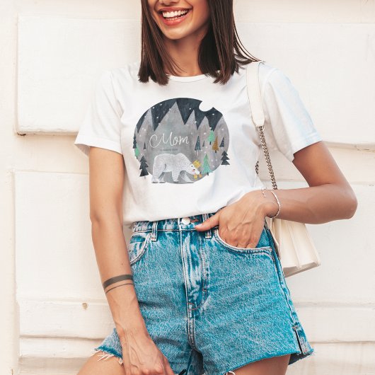 Eisbär Wintermond T-Shirt