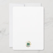 Eisbär Winterschnee Frohe Weihnachten (Rückseite)