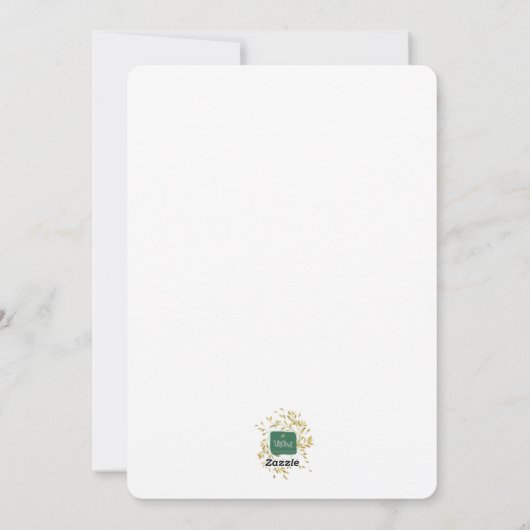 Eisbär Winterschnee Frohe Weihnachten (Rückseite)