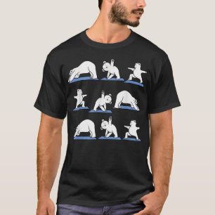 Eisbär Yoga Funny Ice Beer im Yoga Pose Meditat T-Shirt