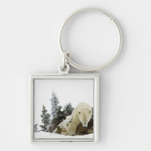 Eisbären an Wapusk Nationalpark Schlüsselanhänger