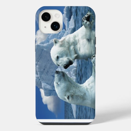 EISBÄREN Case-Mate iPhone 14 Hülle (Rückseite)