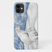 Eisbären Case-Mate iPhone Hülle (Rückseite)